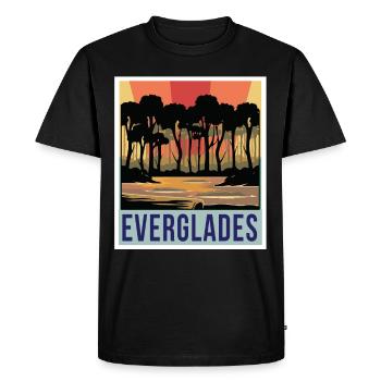 Everglades SwampLand Florida Andean National Park - Men's Premium Organic T-Shirt - black - Front - Nico (187cm)