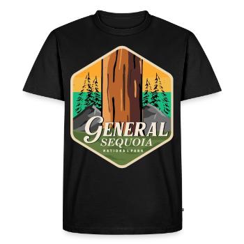 Sequoia National Park Hike Camping Redwood Ne - Men's Premium Organic T-Shirt - black - Front - Nico (187cm)