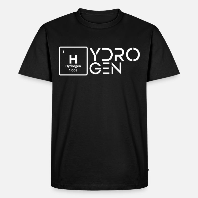Hydrogène Hydrogène Élément d’énergie - T-shirt Premium bio Homme - noir