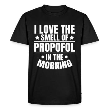 Smell Of Propofol Anesthesiologist Anesthesia - Men's Premium Organic T-Shirt - black - Front - Nico (187cm)