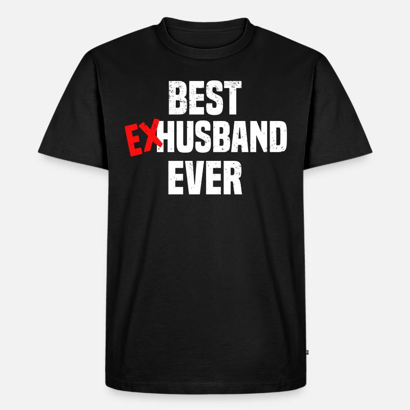 Scheidung Trennung Ehe Ex Scheidungsparty - Männer Premium Bio T-Shirt - Schwarz