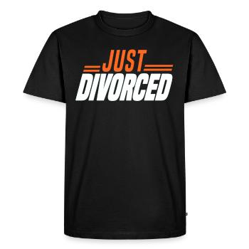 Divorce Séparation Mariage Ex Partie au divorce - T-shirt Premium bio Homme - noir - Devant - Nico (187cm)