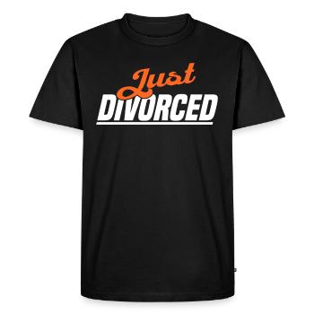 Divorce Séparation Mariage Ex Partie au divorce - T-shirt Premium bio Homme - noir - Devant - Nico (187cm)