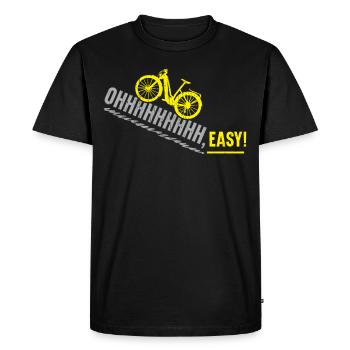E-Bike E-Bike Ride Bike Bike Lovers Bicyclefa - T-shirt Premium bio Homme - noir - Devant - Nico (187cm)