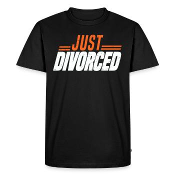 Divorce Séparation Mariage Ex Partie au divorce - T-shirt Premium bio Homme - noir - Devant - Nico (187cm)