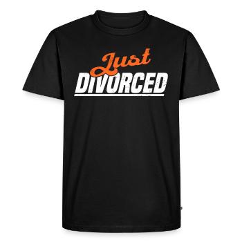 Divorce Séparation Mariage Ex Partie au divorce - T-shirt Premium bio Homme - noir - Devant - Nico (187cm)