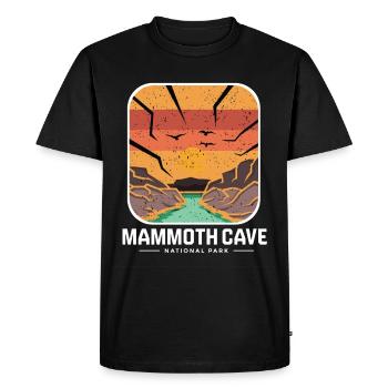 Parc national Mammoth Cave Kentucky Souvenir Höhle - T-shirt Premium bio Homme - noir - Devant - Nico (187cm)
