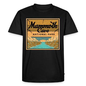 Mammoth Cave Kentucky National Park Souvenir - T-shirt Premium bio Homme - noir - Devant - Nico (187cm)