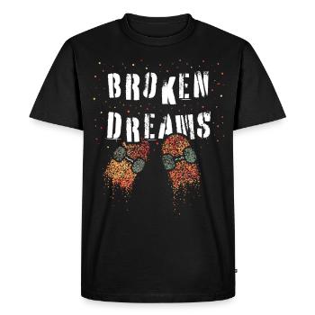 Skater Skateboarder Skaten Halfpipe Skatepark - T-shirt Premium bio Homme - noir - Devant - Nico (187cm)