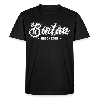 Vintage Holiday Trip Bintan Indonésie Asie - T-shirt Premium bio Homme - noir - Devant - Nico (187cm)
