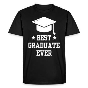 Meilleur diplômé de tous les temps Diplômés diplômés - T-shirt Premium bio Homme - noir - Devant - Nico (187cm)