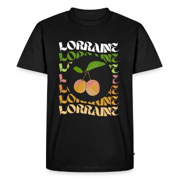 Cadeau Homme Lorrain 7 - T-shirt Premium bio Homme - noir - Devant - Nico (187cm)