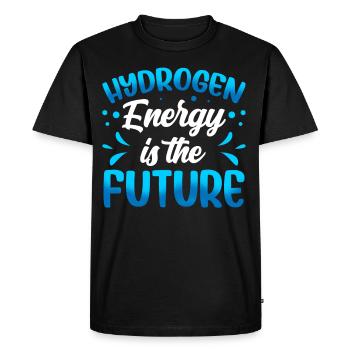 L’énergie de l’hydrogène est l’avenir de l’hydrogène - T-shirt Premium bio Homme - noir - Devant - Nico (187cm)
