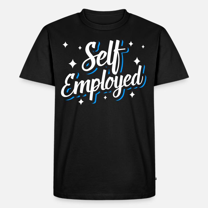 Selbstständig Freelancer Freiberufler - Männer Premium Bio T-Shirt - Schwarz