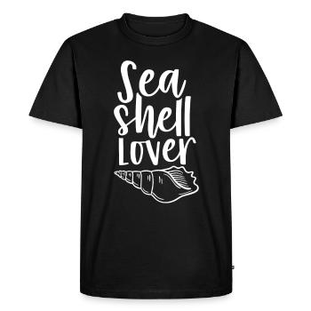 Shell Lovers Shells Shell Collectors Collecting - Men's Premium Organic T-Shirt - black - Front - Nico (187cm)