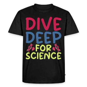 Marine Biologist Deep Sea Divers - Men's Premium Organic T-Shirt - black - Front - Nico (187cm)