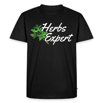 Herb Expert Herb Herb Garden - T-shirt Premium bio Homme - noir - Devant - Nico (187cm)