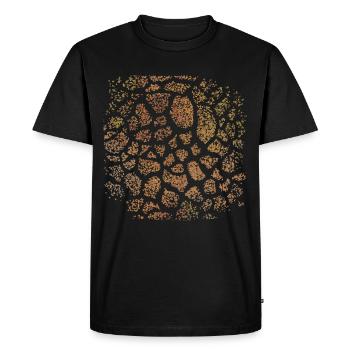 Gifarre Girafe Fourrure Safari Costume Costume Carnaval - T-shirt Premium bio Homme - noir - Devant - Nico (187cm)