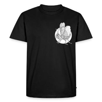 Mante religieuse I Mante Insect Motif - T-shirt Premium bio Homme - noir - Devant - Nico (187cm)