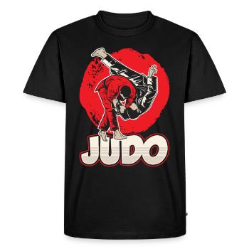 Judo Hobby Arts Martiaux Judoka Arts Martiaux - T-shirt Premium bio Homme - noir - Devant - Nico (187cm)