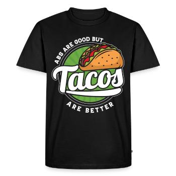 Mexicain Tacos Food Lifestyle Lifestyle - T-shirt Premium bio Homme - noir - Devant - Nico (187cm)