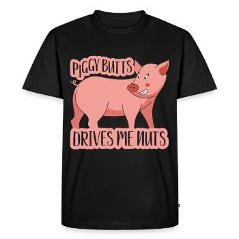 Citation Ironique Style de vie sarcastique Dicton drôle - T-shirt Premium bio Homme - noir - Devant - Nico (187cm)
