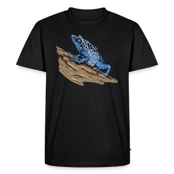 Poison Dart Frog I Toad Frog Motif pour amphibiens - T-shirt Premium bio Homme - noir - Devant - Nico (187cm)