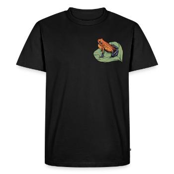 Poison Dart Frog I Toad Frog Motif pour amphibiens - T-shirt Premium bio Homme - noir - Devant - Nico (187cm)
