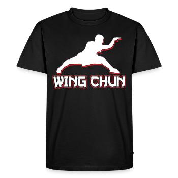 Wing Chun Training Trainer Martial Arts Martial Arts - Men's Premium Organic T-Shirt - black - Front - Nico (187cm)