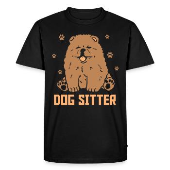 Dog Sitter Dog Sitting Dog Sitting - Men's Premium Organic T-Shirt - black - Front - Nico (187cm)