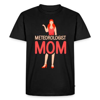 Météorologue Mama Météorologie Profession de météorologue - T-shirt Premium bio Homme - noir - Devant - Nico (187cm)