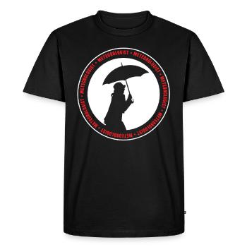 Météorologue Météorologie Profession de météorologue - T-shirt Premium bio Homme - noir - Devant - Nico (187cm)