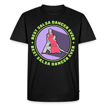 Best Salsa Dancer of All Time Hobby Dance Dancing - Men's Premium Organic T-Shirt - black - Front - Nico (187cm)