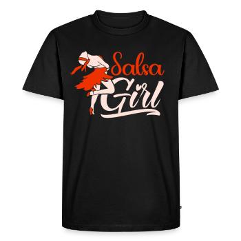 Salsa Girls Dancing Dancer Dance Hobby - T-shirt Premium bio Homme - noir - Devant - Nico (187cm)