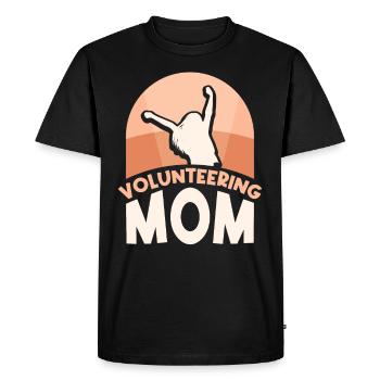 Mère bénévole Profession bénévole - T-shirt Premium bio Homme - noir - Devant - Nico (187cm)