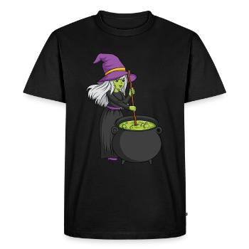 Witch Magic Potion Magic Gift Gift Idea - Men's Premium Organic T-Shirt - black - Front - Nico (187cm)