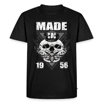 Fabriqué en 1956 Vintage Retro Limited Edition - T-shirt Premium bio Homme - noir - Devant - Nico (187cm)