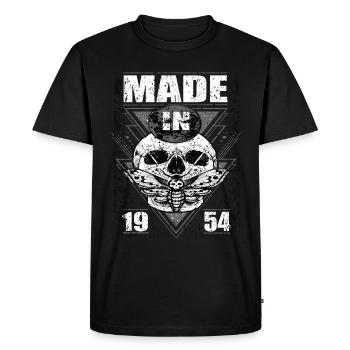 Fabriqué en 1954 Vintage Retro Limited Edition - T-shirt Premium bio Homme - noir - Devant - Nico (187cm)