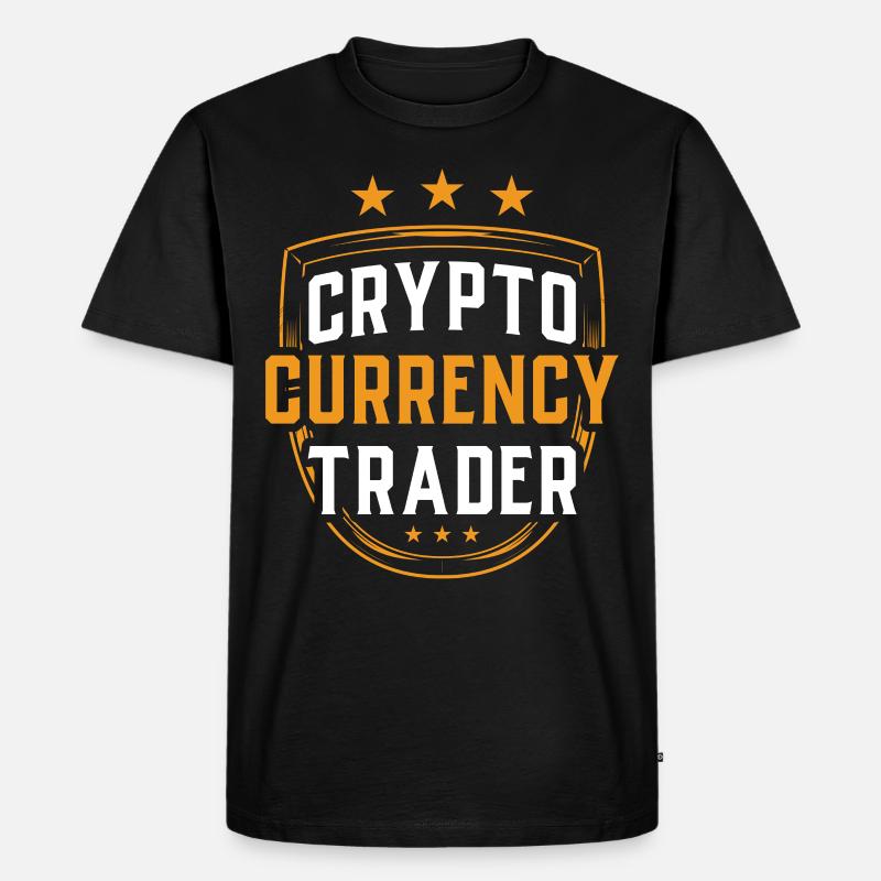 Kryptowährungs Händler Krypto Crypto Trader - Männer Premium Bio T-Shirt - Schwarz