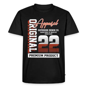 2022 Vintage Birthday Vintage Gift Retro - Men's Premium Organic T-Shirt - black - Front - Nico (187cm)
