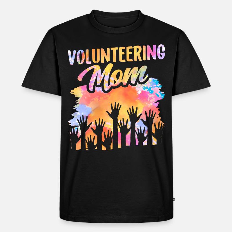 Ehrenamtliche Mutter Freiwillig Freiwilliger Beruf - Männer Premium Bio T-Shirt - Schwarz
