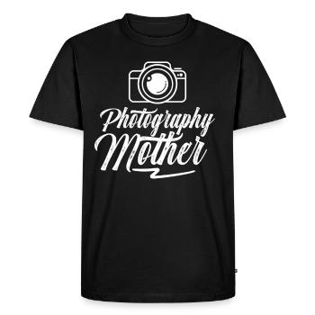 Photographer Mother Mama Photography Camera - Men's Premium Organic T-Shirt - black - Front - Nico (187cm)