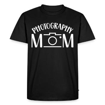 Photographer Mama Photography Mother Camera - Men's Premium Organic T-Shirt - black - Front - Nico (187cm)