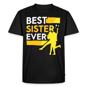 Best Sister Ever Friend Sisters - Men's Premium Organic T-Shirt - black - Front - Nico (187cm)