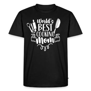 Meilleure mère cuisinière au monde Mama Cooking Chef - T-shirt Premium bio Homme - noir - Devant - Nico (187cm)