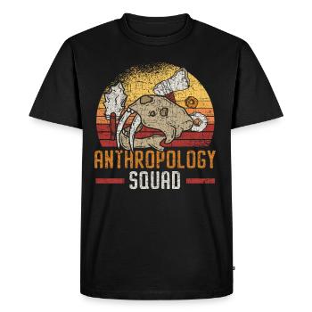 Cadre d’anthropologie Science Anthropologue Foss - T-shirt Premium bio Homme - noir - Devant - Nico (187cm)