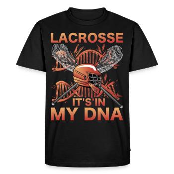 La crosse c’est dans mon ADN - T-shirt Premium bio Homme - noir - Devant - Nico (187cm)