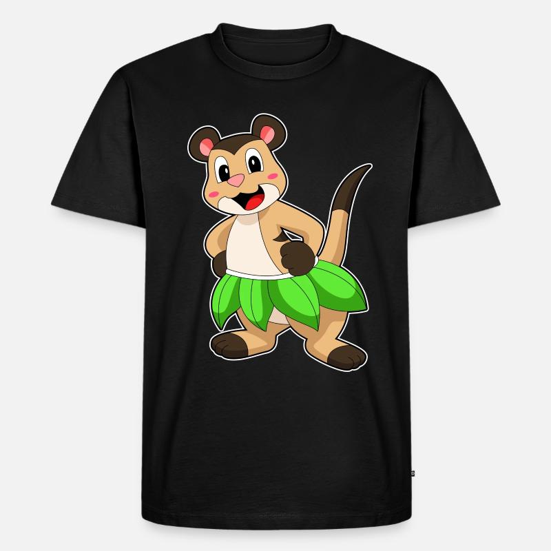 Suricates dansant ballet - T-shirt Premium bio Homme - noir
