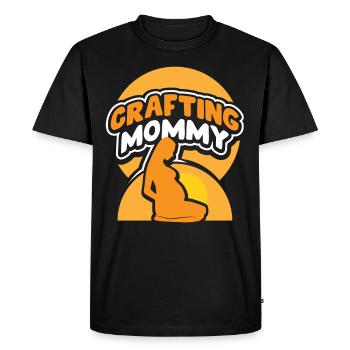 Artisanat Maman Artisanat Mère Amateur - T-shirt Premium bio Homme - noir - Devant - Nico (187cm)
