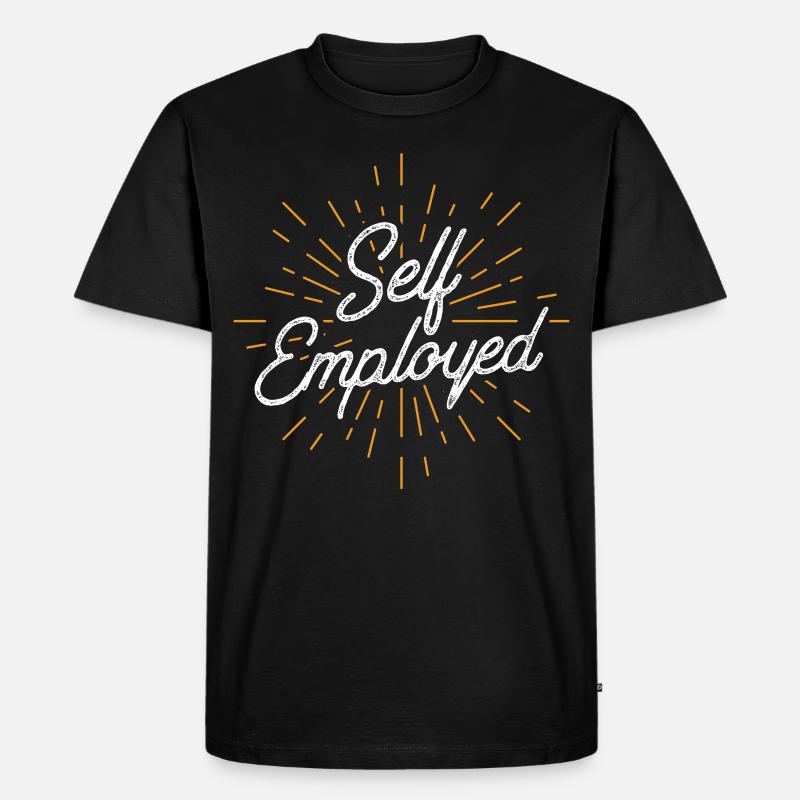 Selbstständig Freelancer Freiberufler - Männer Premium Bio T-Shirt - Schwarz